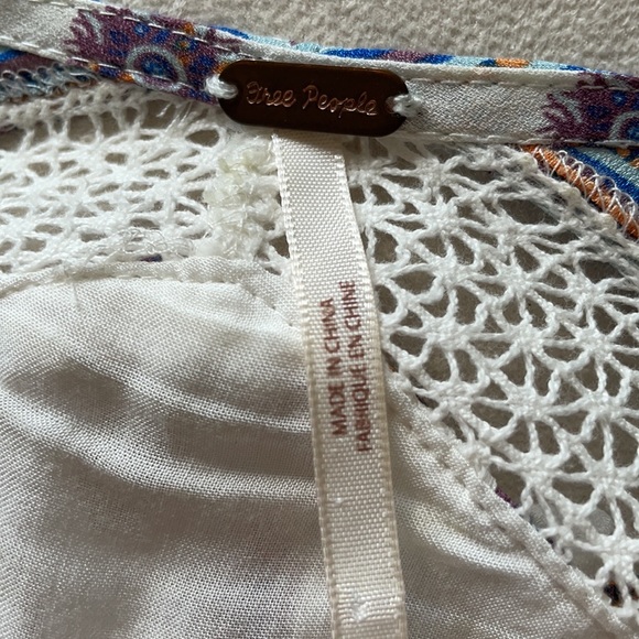 Free People Long Sleeve Lace Up Boho Dress - Picture 10 of 12